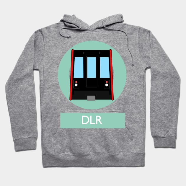 London Underground Subway DLR Hoodie by 2createstuff